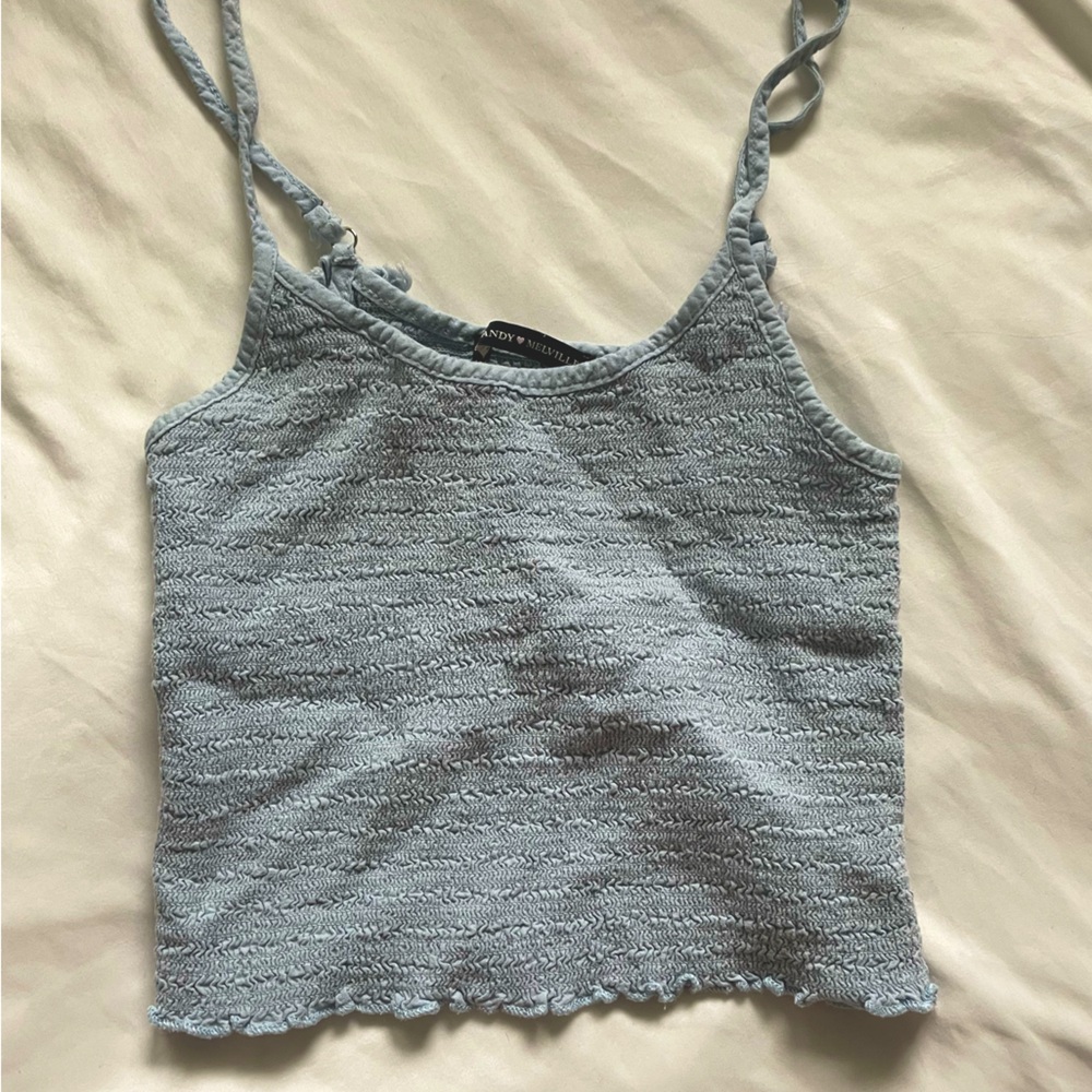 Blue tank top